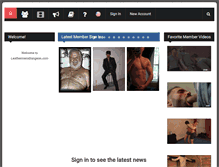 Tablet Screenshot of leathermensdungeon.com